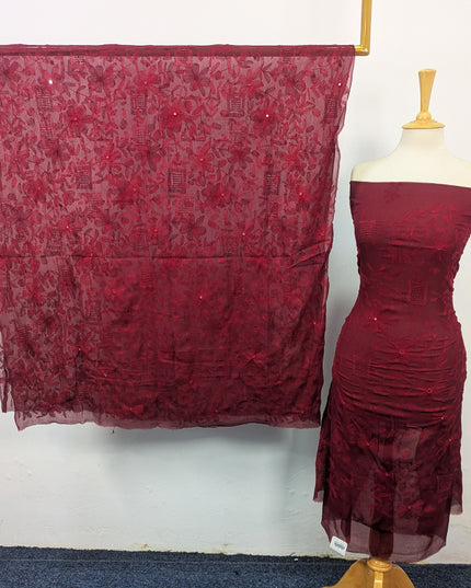 Chiffon with Handmade Tarkashi + Kacha Tanka Work 2Pc Unstitched