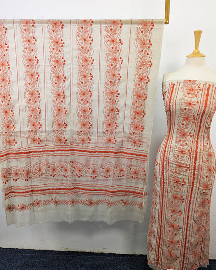 Chiffon with Handmade Tarkashi + Kacha Tanka Work 2Pc Unstitched