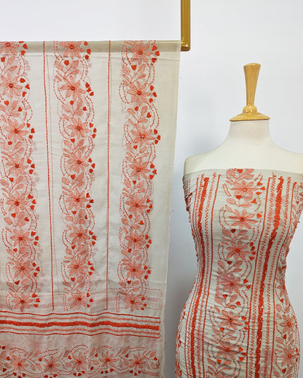 Chiffon with Handmade Tarkashi + Kacha Tanka Work 2Pc Unstitched