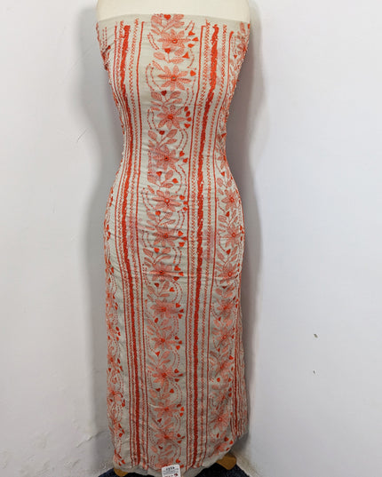 Chiffon with Handmade Tarkashi + Kacha Tanka Work 2Pc Unstitched