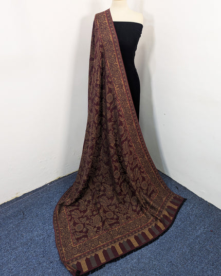 Premium Wool Pashmina with Kani Jaal Work Shawl