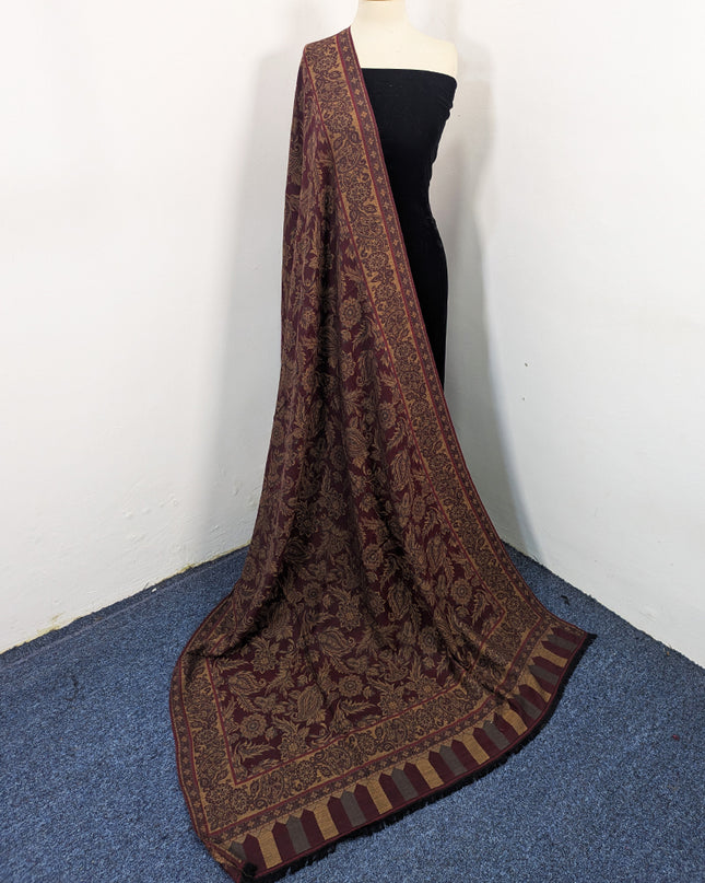 Premium Wool Pashmina with Kani Jaal Work Shawl