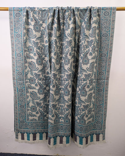 Premium Wool Pashmina with Kani Jaal Work Shawl