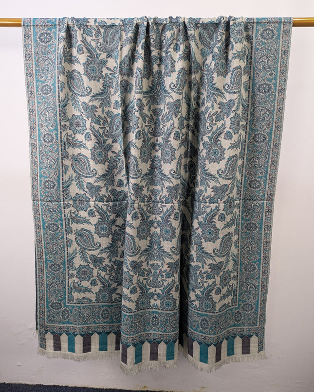 Premium Wool Pashmina with Kani Jaal Work Shawl