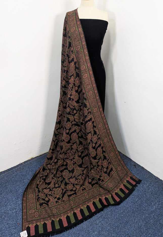 Premium Wool Pashmina with Kani Jaal Work Shawl