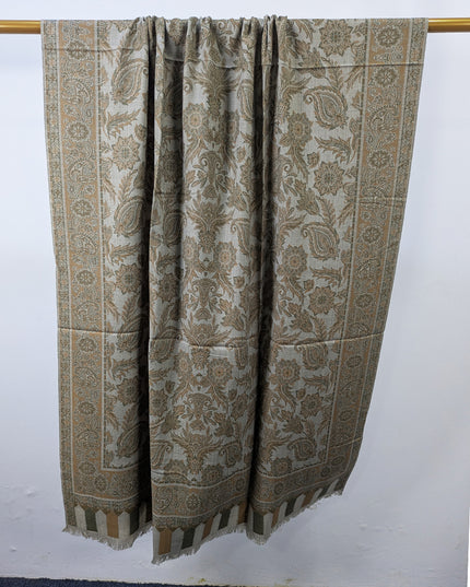 Premium Wool Pashmina with Kani Jaal Work Shawl
