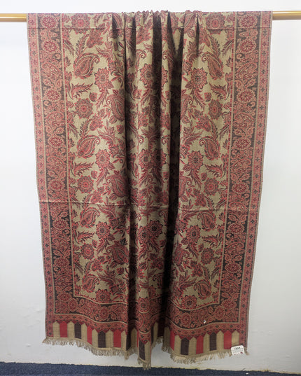 Premium Wool Pashmina with Kani Jaal Work Shawl