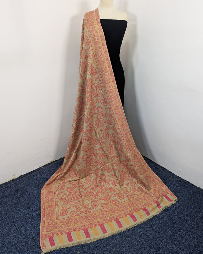 Premium Wool Pashmina with Kani Jaal Work Shawl
