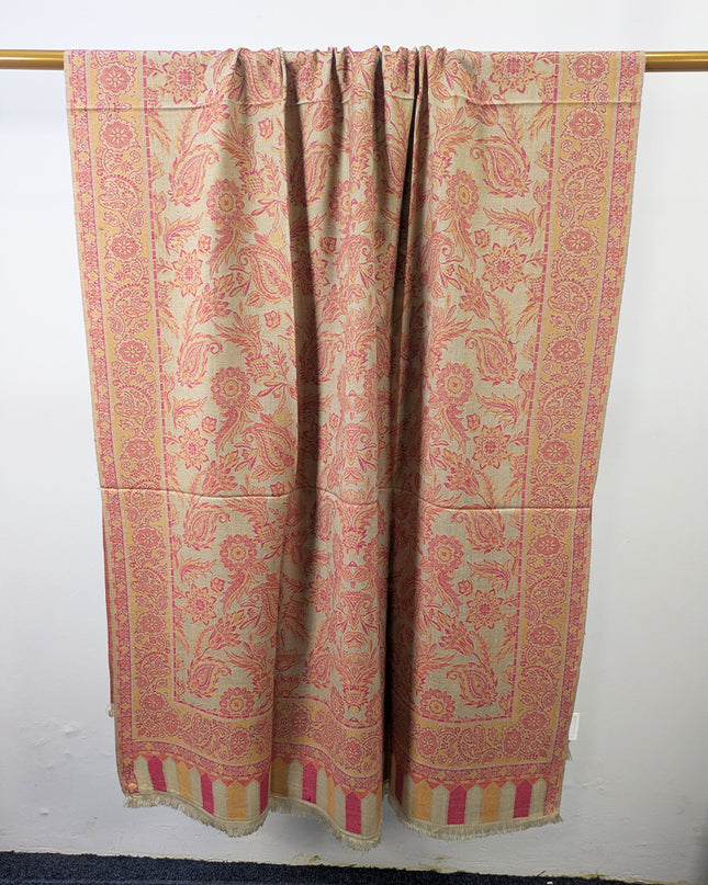Premium Wool Pashmina with Kani Jaal Work Shawl