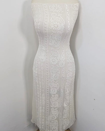 Handmade Pure China Crinkle with Tarkashi + Shadow Work (Dyeable in All Colors)