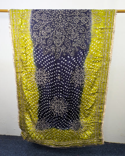 Premium Handmade Chunnri & Gotta Work Silk Dupatta (Ready To Wear)