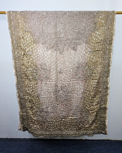 Premium Handmade Chunnri & Gotta Work Silk Dupatta (Ready To Wear)