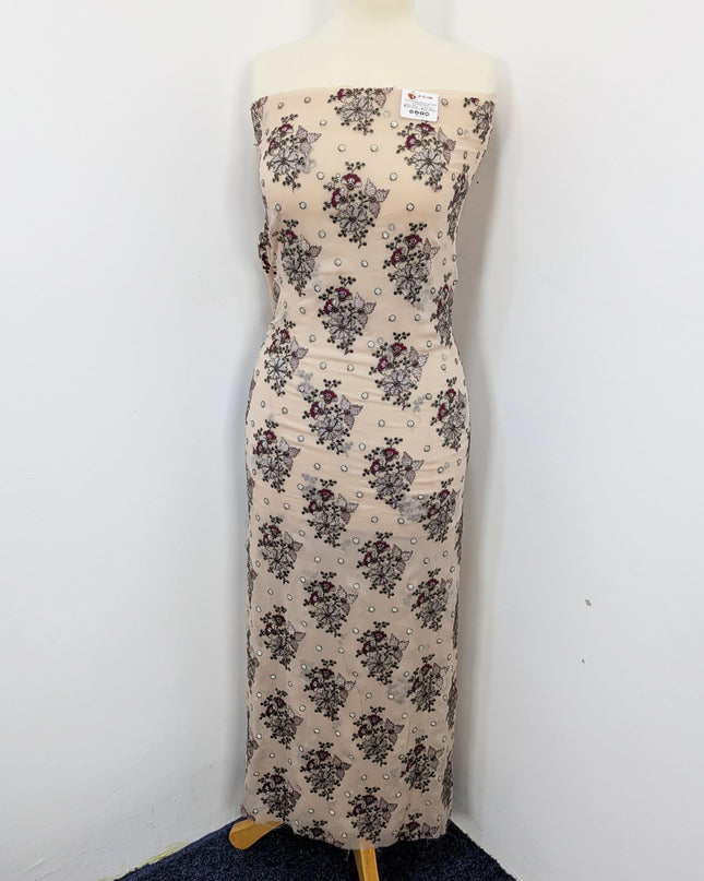 Embroidered Chiffon With Jaal Dupatta