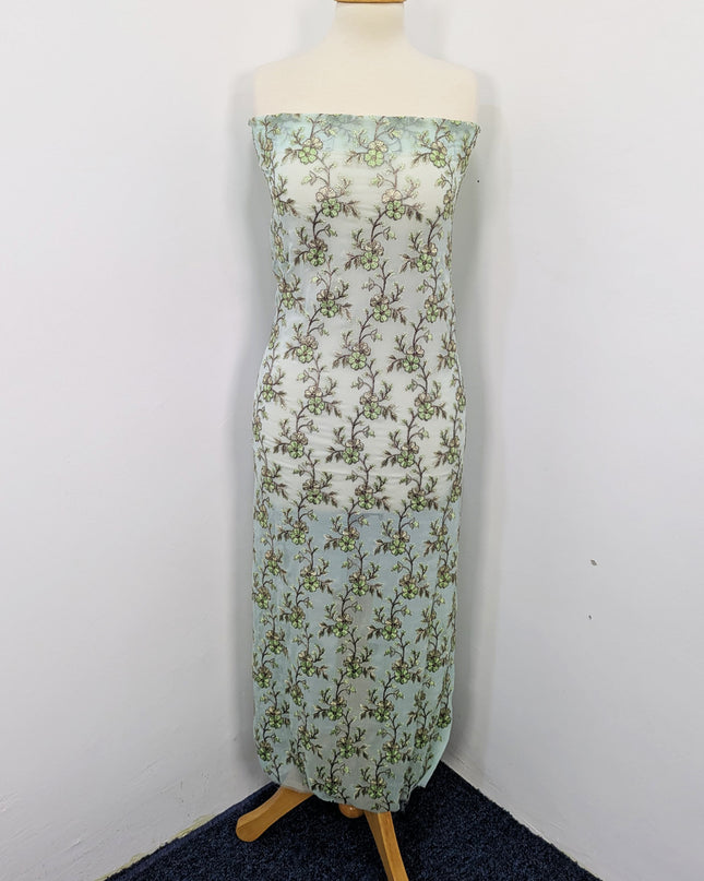 Embroidered Chiffon With Jaal Dupatta