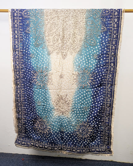 Fancy Silk with Handmade Chunnri & Gotta Work Dupatta (Ready To Wear)