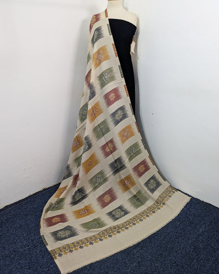 Exquisite Wool Pashmina with Kani Jaal Work Shawl
