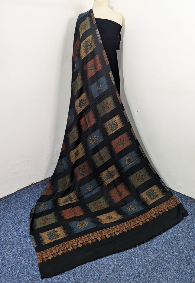 Exquisite Wool Pashmina with Kani Jaal Work Shawl