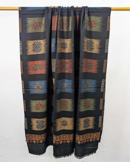Exquisite Wool Pashmina with Kani Jaal Work Shawl