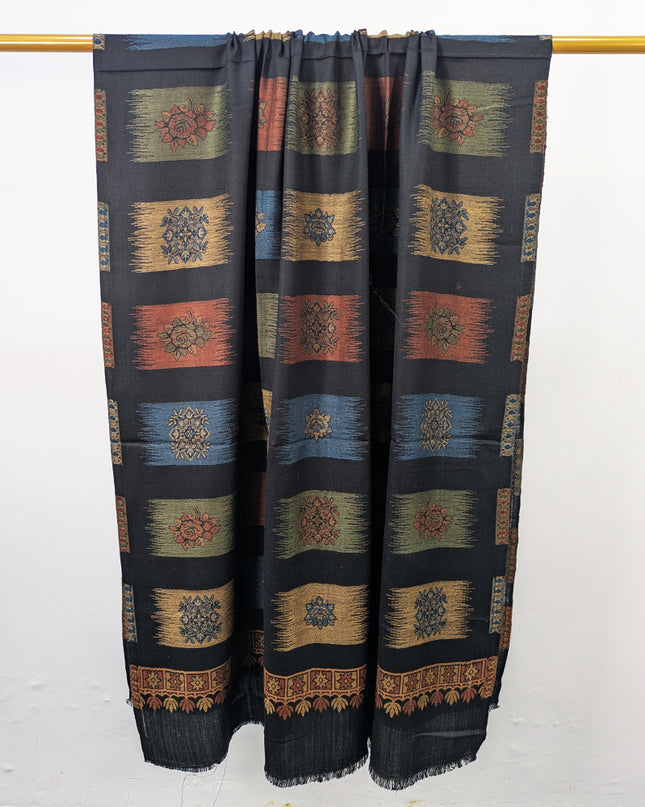 Exquisite Wool Pashmina with Kani Jaal Work Shawl