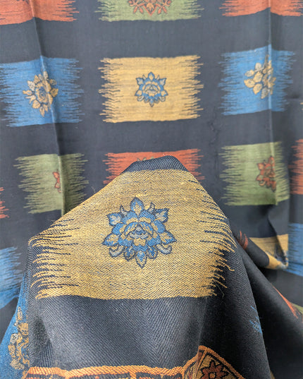 Exquisite Wool Pashmina with Kani Jaal Work Shawl