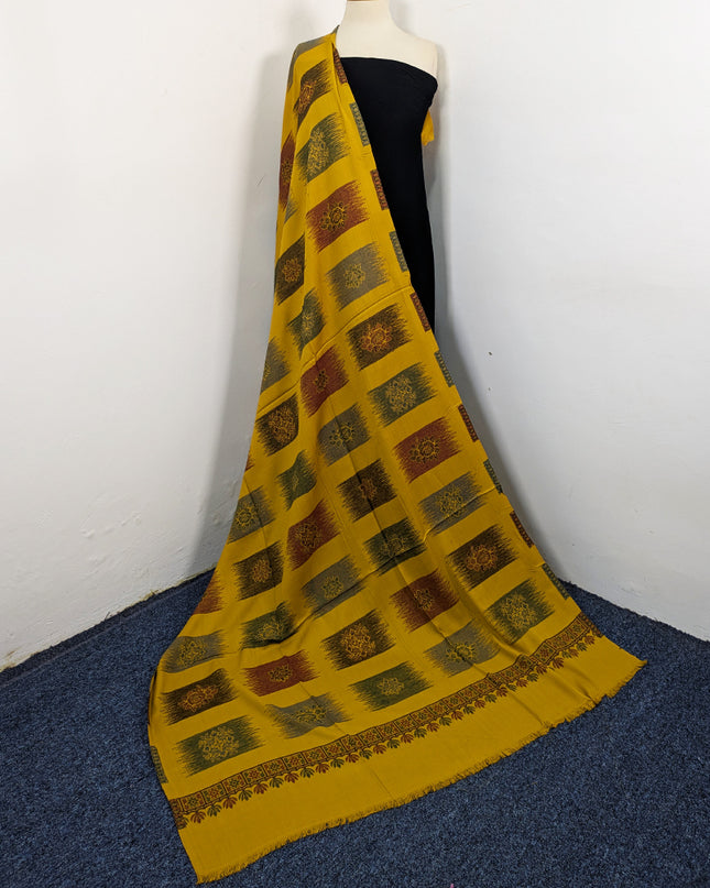 Exquisite Wool Pashmina with Kani Jaal Work Shawl