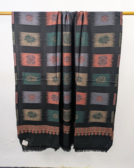 Exquisite Wool Pashmina with Kani Jaal Work Shawl
