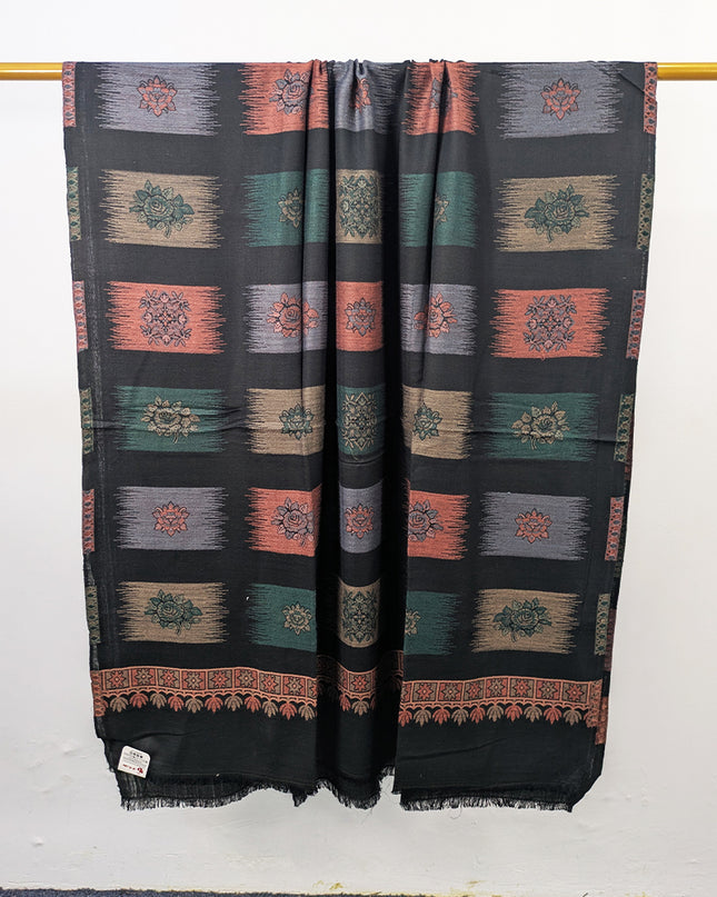 Exquisite Wool Pashmina with Kani Jaal Work Shawl