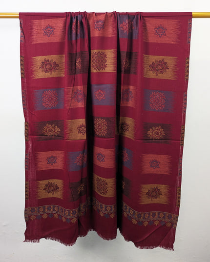 Exquisite Wool Pashmina with Kani Jaal Work Shawl