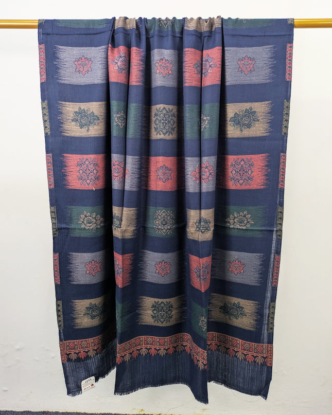 Exquisite Wool Pashmina with Kani Jaal Work Shawl