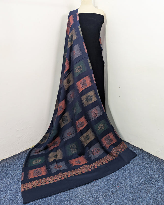 Exquisite Wool Pashmina with Kani Jaal Work Shawl