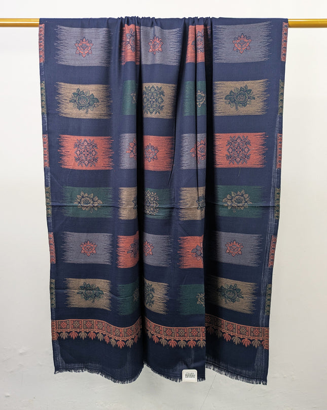 Exquisite Wool Pashmina with Kani Jaal Work Shawl