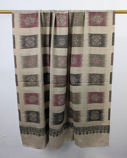 Exquisite Wool Pashmina with Kani Jaal Work Shawl