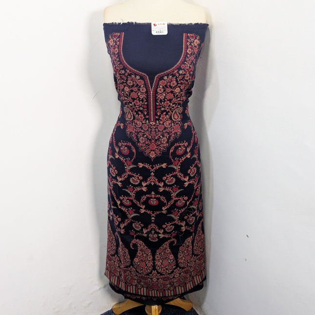 Exquisite Wool Pashmina with Kani Work 3Pc Unstitched