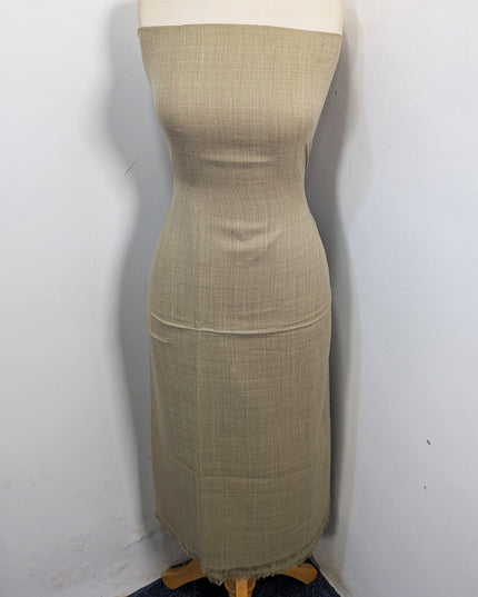 Wool Pashmina Plain Shirt with Kani Border Work Shawl 3Pc Unstitched