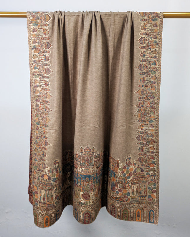 Pure Indian Kani Wool Pashmina Shawl (Baraat Special)
