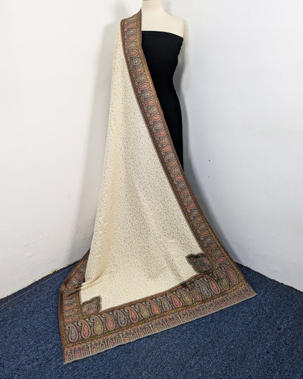 Exquisite Pure Indian Kani Wool Pashmina Shawl (Baraat Special)