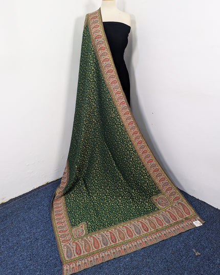 Exquisite Pure Indian Kani Wool Pashmina Shawl (Baraat Special)