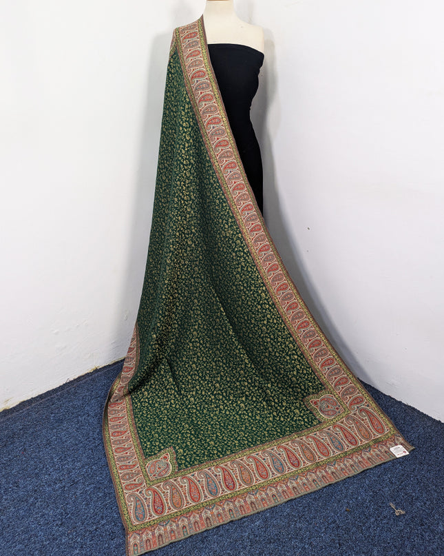 Exquisite Pure Indian Kani Wool Pashmina Shawl (Baraat Special)