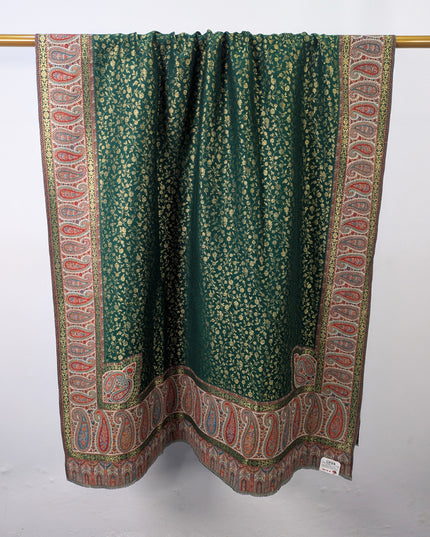 Exquisite Pure Indian Kani Wool Pashmina Shawl (Baraat Special)