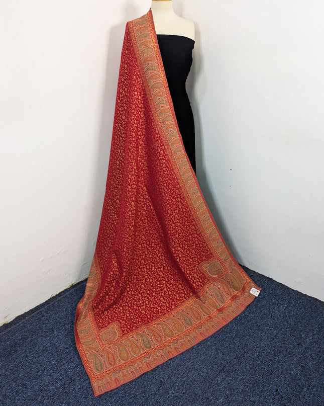 Exquisite Pure Indian Kani Wool Pashmina Shawl (Baraat Special)