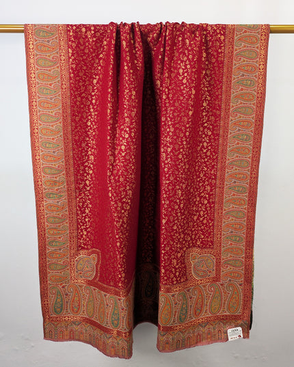 Exquisite Pure Indian Kani Wool Pashmina Shawl (Baraat Special)