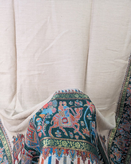 Exclusive Pure Indian Kani Wool Pashmina Shawl (Baraat Special)