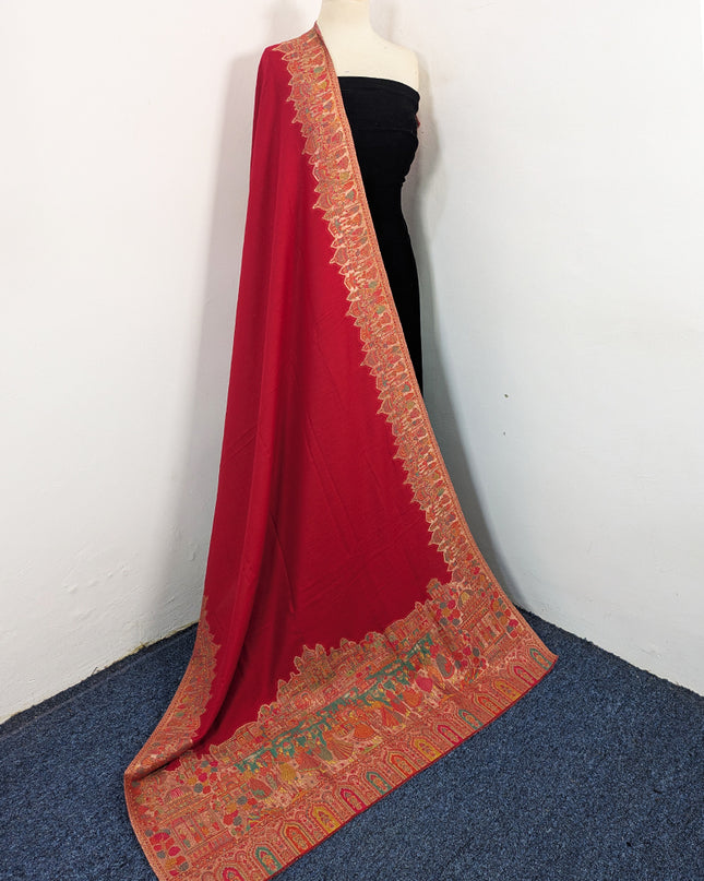 Pure Indian Kani Wool Pashmina Shawl (Baraat Special)