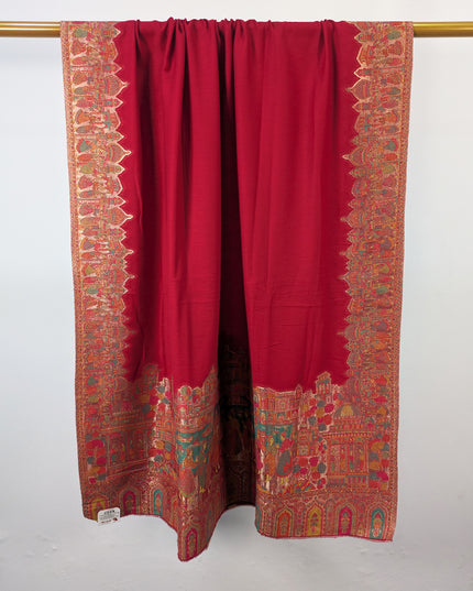 Pure Indian Kani Wool Pashmina Shawl (Baraat Special)