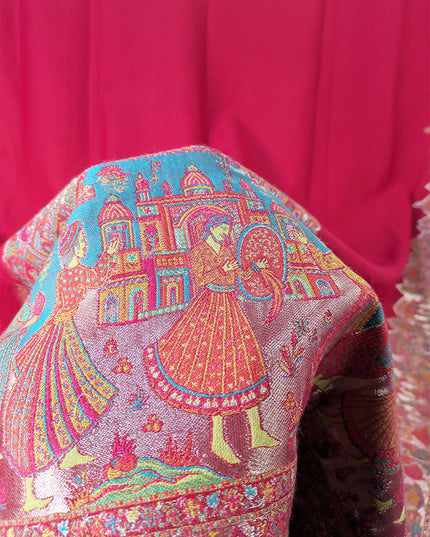 Pure Indian Kani Wool Pashmina Shawl (Baraat Special)