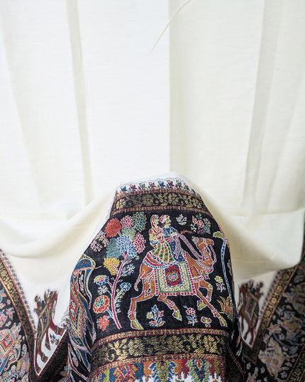 Exclusive Pure Indian Kani Wool Pashmina Shawl (Baraat Special)