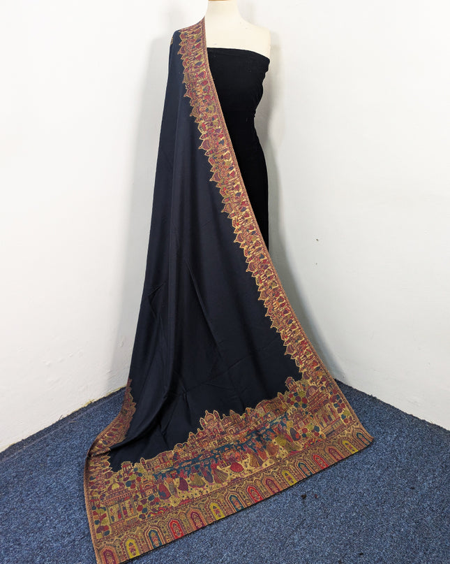 Pure Indian Kani Wool Pashmina Shawl (Baraat Special)
