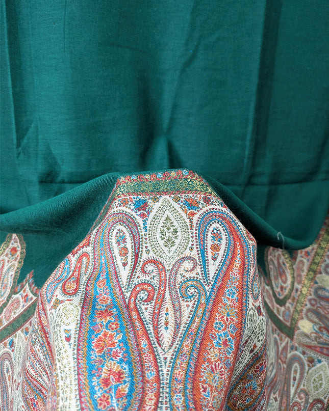 Luxury Pure Indian Kani Wool Pashmina Shawl (Baraat Special)