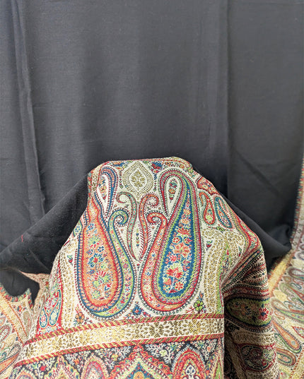 Luxury Pure Indian Kani Wool Pashmina Shawl (Baraat Special)