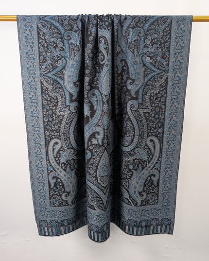Premium Pure Indian Kani Wool Pashmina Shawl (Ready To Wear)